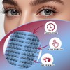 Mayhug Natural Lash Clusters Left&Right 120pcs Eyelash Clusters D Curl