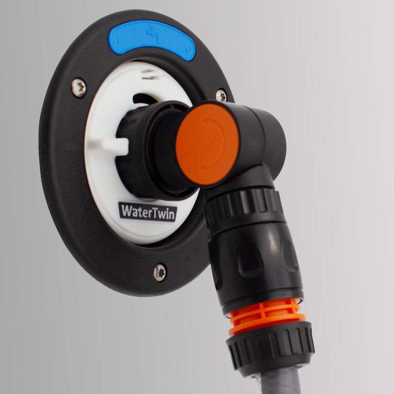 MaJoCompTec® Watertwin Fuel Cap with Water Connection, Water Tank Cap,