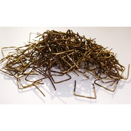 250 Medium Size Antique Brass Diamond Clasps Metal Chandelier Light Links for Making Chains of Garlands Crystals Drops Lamp Parts Components Lighting Restoration or Crafts Beading by Seear Lights