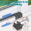 Window Locks,(8 Sets) Sliding Window Locks with Key,Window Locks Security