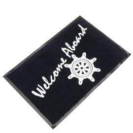 Boating Accessories New SEACHOICE Welcome Aboard MAT-Navy SCP 78180