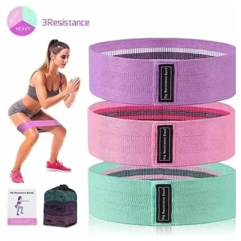 DAS Bandas De Resistencia Deportivas Para Ejercitar 3 Piezas