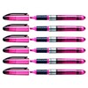STABILO 6 x NAVIGATOR Pocket Highlighters Slanted Tip Pink