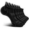KEMISANT Mens Running Socks, Athletic Ankle Socks for Men Full
