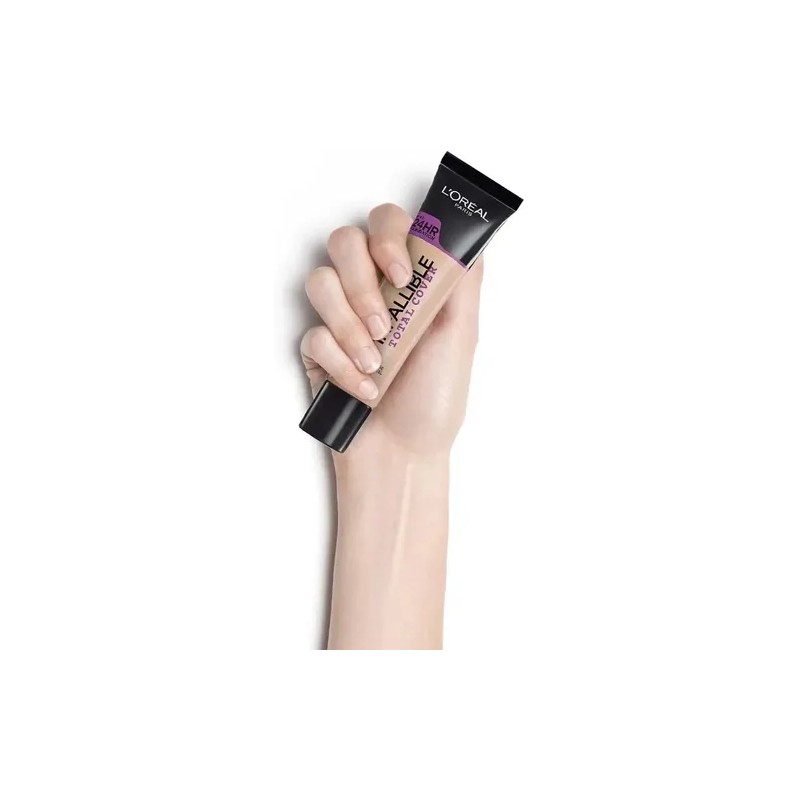 Base Maquillaje Alta Cobertura Infallible Totalcover Loreal Tono 312 Cocoa