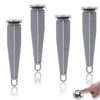 (4-Pack) Bathroom Sink Pop-Up Stoppers - Plastic Pop-Up Stoppers with