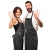 Olikked Makeup Apron for Men Spider Web Cooking Aprons for