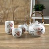 Urban Tokyo Japanese Cherry Blossom Torii Gate Design Tea Set,
