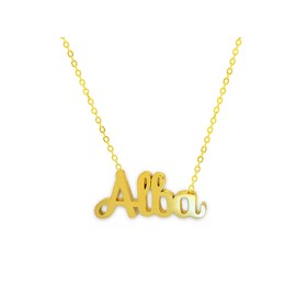 Damen-Halskette mit Namen, Edelstahl, mit Original-Geschenkbox, personalisierter Schmuck für Freunde, Brautpaar Only Faith, standard, Edelstahl, Nicht zutreffend.