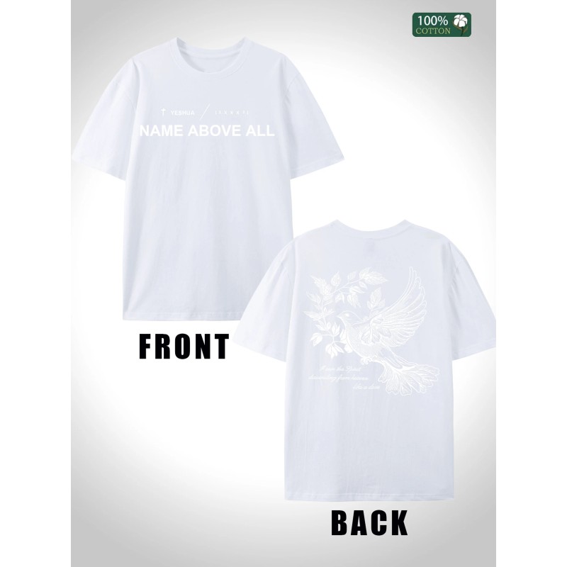 US Stock Men's Cotton T Shirt Festival Gift Solid Color