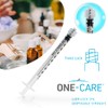 ONE-CARE 1ml Luer Lock Syringe, Sterile, Low Dead Space, 100/bx