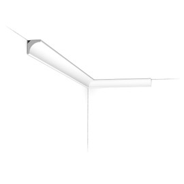 Orac Decor CX133 | Duropolymer High Impact Polystyrene Crown Moulding | Primed White | 1-1/8in Face x 78in Long | Pack of 10