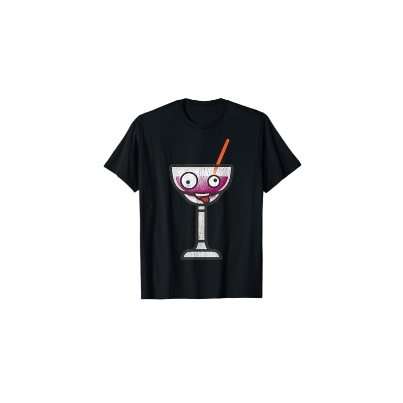 Cartoon Drink Character Fun Illustration Of A Playful Drink T-Shirt
