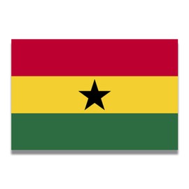 Magnet Me Up Ghana Ghanaian Flag Car Magnet Decal, 4x6 Inches, Heavy Duty Automotive Magnet for Car, Truck SUV