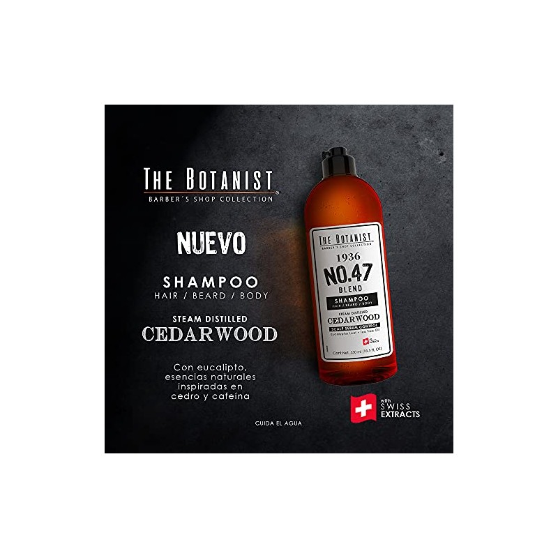 THE BOTANIST Champú con Cedarwood 550 ml