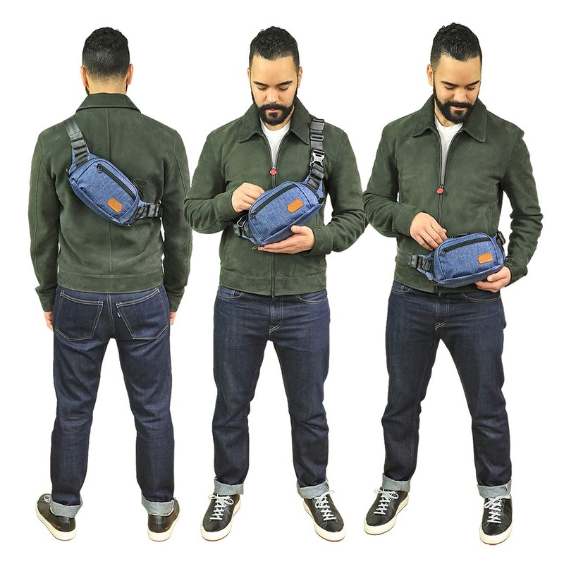 VANQUEST Dendrite-Small Waist Pack (Solid Black)