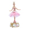 Kurt Adler Figura de Bailarina de Base Musical Rosa de