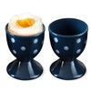 Cinf Ceramic Egg Cup Blue Set of 2 Porcelain Holder