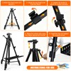 Adjustable Artist Easel - 19.69" to 61.8", Portable Folding Tabletop