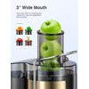 Qcen Juicer Machine, 500W Centrifugal Juicer Extractor with Wide Mouth