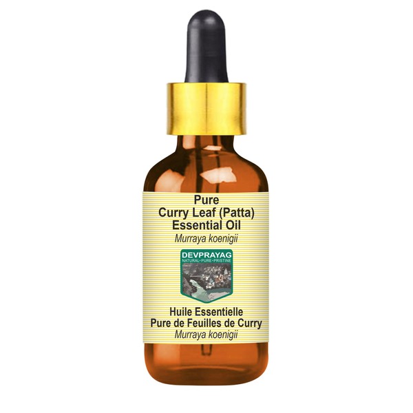 DEVPRAYAG Devprayag Pure Curry Leaf (Patta) Essential Oil (Murraya koenigii)