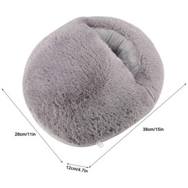 USB Heated Foot Warmer Electric Foot Heater Soft Plush Feet Warmer Foot Heating Pad for Women Men Office Home Under Desk Use