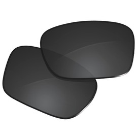Glintbay 100% Precise-Fit Replacement Sunglass Lenses Compatible with Oakley Apparition OO9450 - Polarized Advanced Black