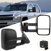 ITOPUP Towing Mirrors Fit 1999-2002 For Chevy Silverado 1500/2500 For
