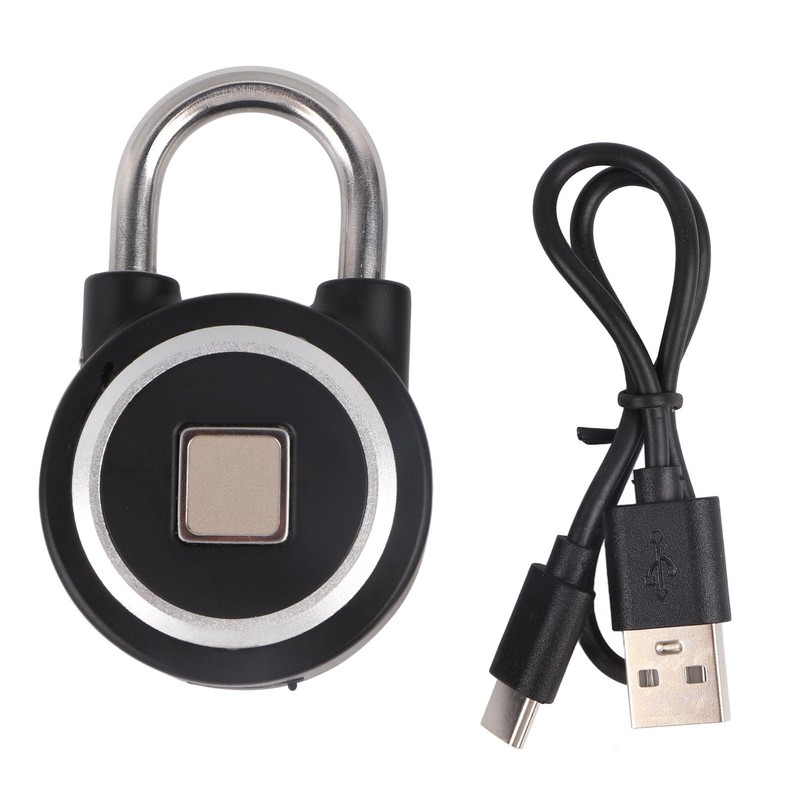 Fingerprint Padlock for Locker Drawer Office Gym, App Control, IP65,