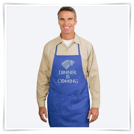 Dinner Is Coming Serving Apron