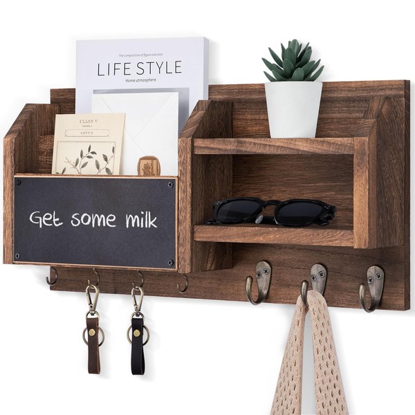 Lwenki Mail and Key Holder – Wall Mount Key Hanger