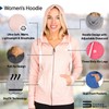 Three Sixty Six Sudaderas de ajuste seco para mujer, sudadera