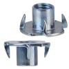 100 zinc-plated T-nuts M 10