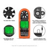Anemometer Handheld, Mini Anemometer with Protective Shell for Measuring Wind