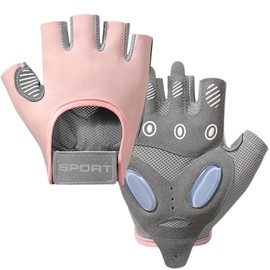 Guantes Deportivos para Gym y Pesas – Antideslizantes de Medio Dedo, Transpirables, con Muñequera, para Hombre y Mujer, Ideal para Crossfit, Fitness, Running y Entrenamiento