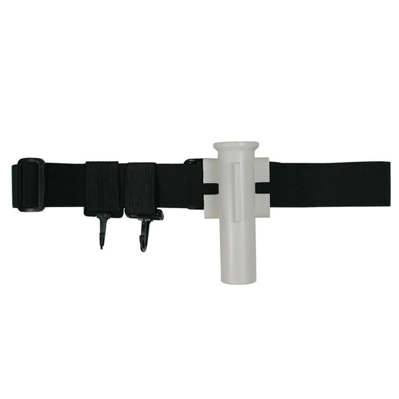 Fishing Rod Belt with Movable Ring Adjustable Fishing Fighting Belt