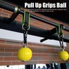 Climbing Pull Up Hand Grips Ball Set with Webbing Buckle