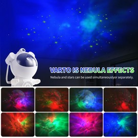 Astronaut Star Projector Night Light for Bedroom,Nebula Galaxy Ceiling Led Light Projector with Timer and Remote,Starry Lamp for Gaming Room, Home Theater