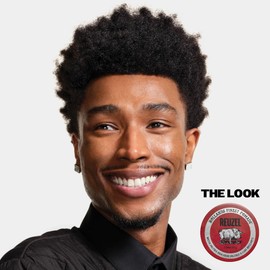 Reuzel Red Pomade Medium Hold High Shine Pomade For Men, Water Soluble Pomade For A Flexible High Shine Look 1.3oz/35g