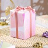 Burymento Holographic Iridescent Shiny Sparkle Metallic Glitter Pink Gift Wrapping
