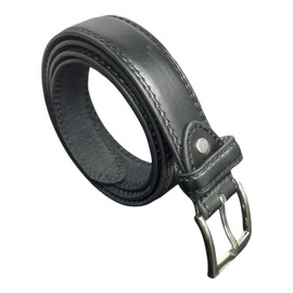 SoBo LEATHER Men's Trouser Belt, Classic Design, 1" Wide, Men's Belts 28" - 48" Waist (M, Black)