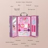 Kids Portable Cosmetics Box Children Realistic Washable Makeup Kit Girl