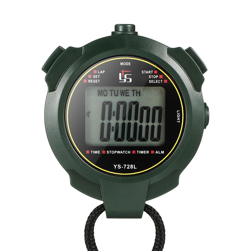 Digital Stopwatch Timer Chronograph Countdown Timer with Wristband Luminous Stopwatch