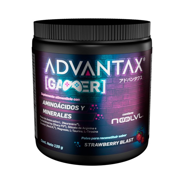 Suplemento Alimenticio para Gamer Advantax en Polvo para Preparar Bebida