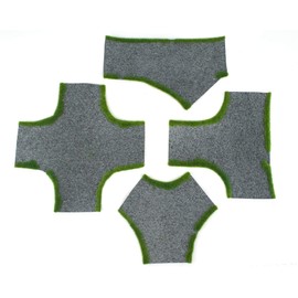 War World Gaming Road Junction, Straight & Curved Sections Full Set of 10 – 28mm Wargaming Scenery Terrain Model Diorama