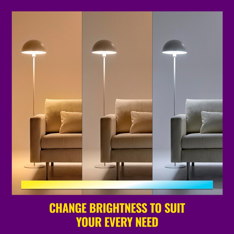 WiZ Connected 100W A19 LED Smart Light Bulbs Tunable White