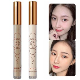 PIPL 3D Creation Shading Highlight Liquid Stick Nose Shadow Contour Matte Highlight Concealer Natural Makeup Small Face 3D Face Mat Nose Muscle Beginner Cosmetic (01# Shading Trimming)