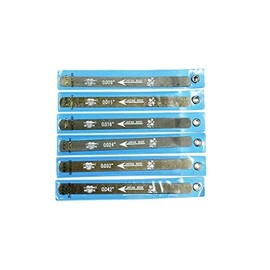 UO-CHIKYU Fish Earth Seal Nut File File for Nut Groove Electric Gauge 6 Piece Set (.009-.042) [Made in Japan]