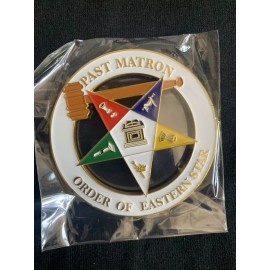 Order Of Eastern Star Matron Car Emblem