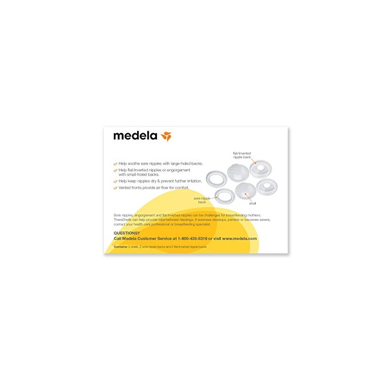Medela TheraShells Breast Shells, Protect Sore, Flat, or Inverted Nipples